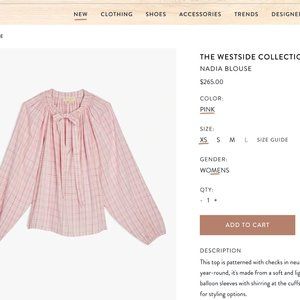 NADIA BLOUSE - WESTSIDE COLLECTION